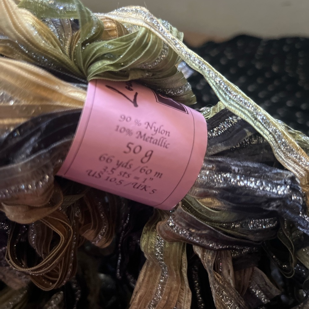 Multicolor Ribbon Yarn - Picture 7 of 7